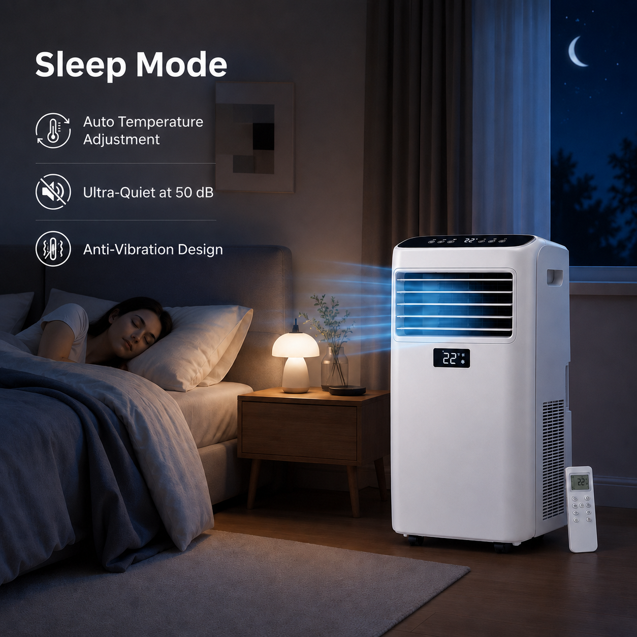 ArcticBreeze 9000 BTU Portable Air Conditioner - Detail image 3