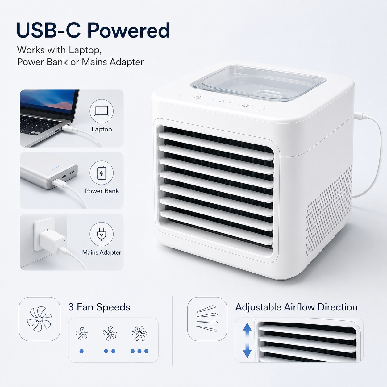 CoolBreeze Desktop Personal Cooler - Detail image 3