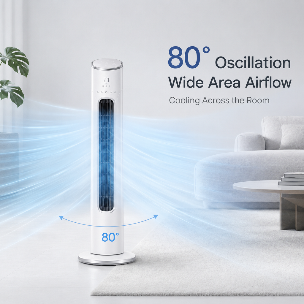 CoolWave Tower Cooling Fan - Detail image 1
